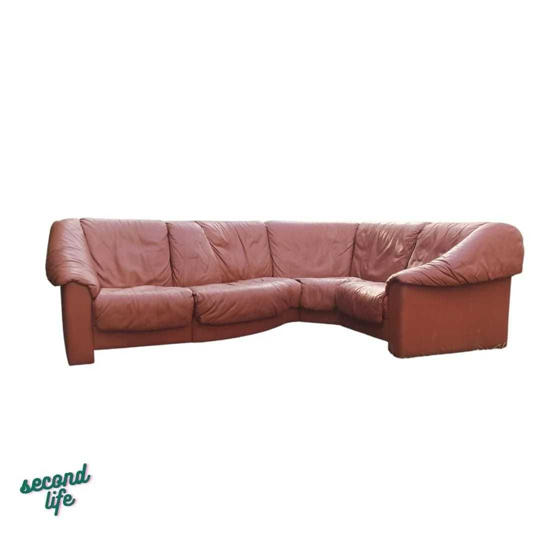 Duńska Sofa Modułowa ze skóry