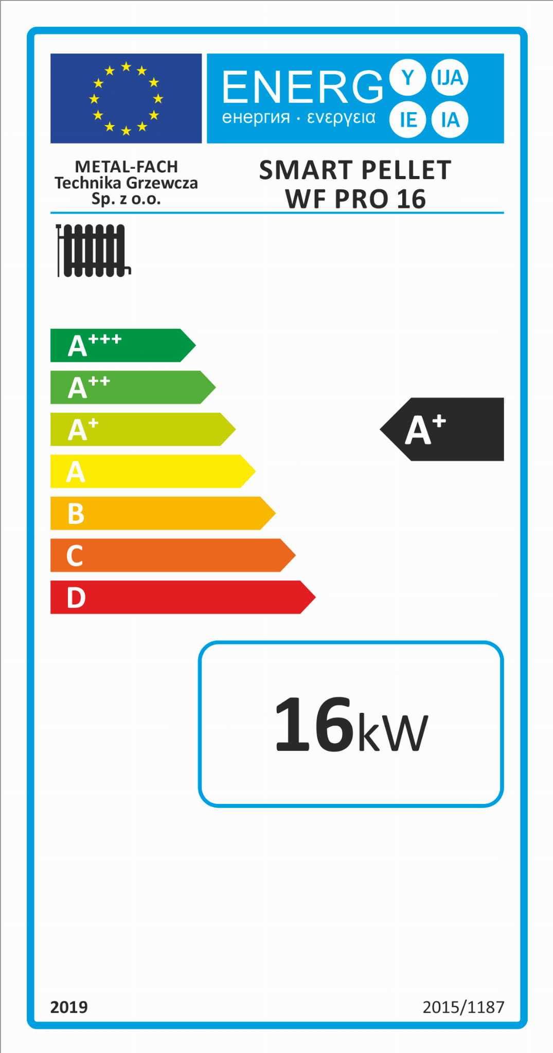 Kocioł na pellet SMART PELLET WF PRO METAL-FACH 16-32kW