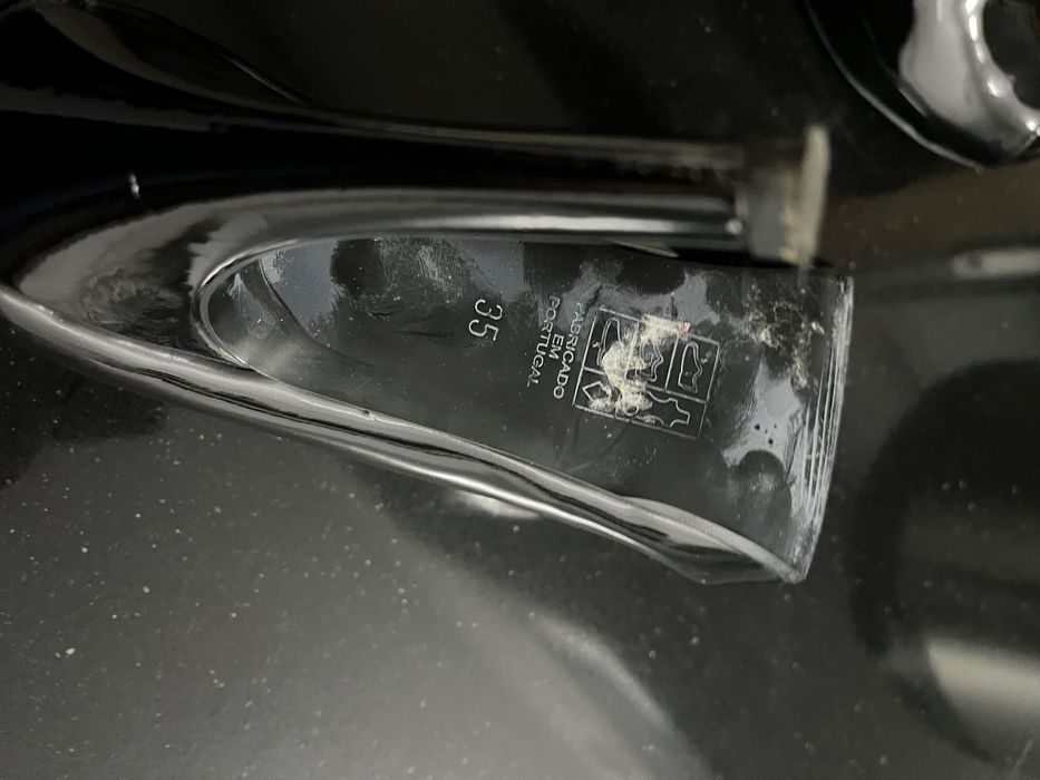 Sapatos pretos de senhora