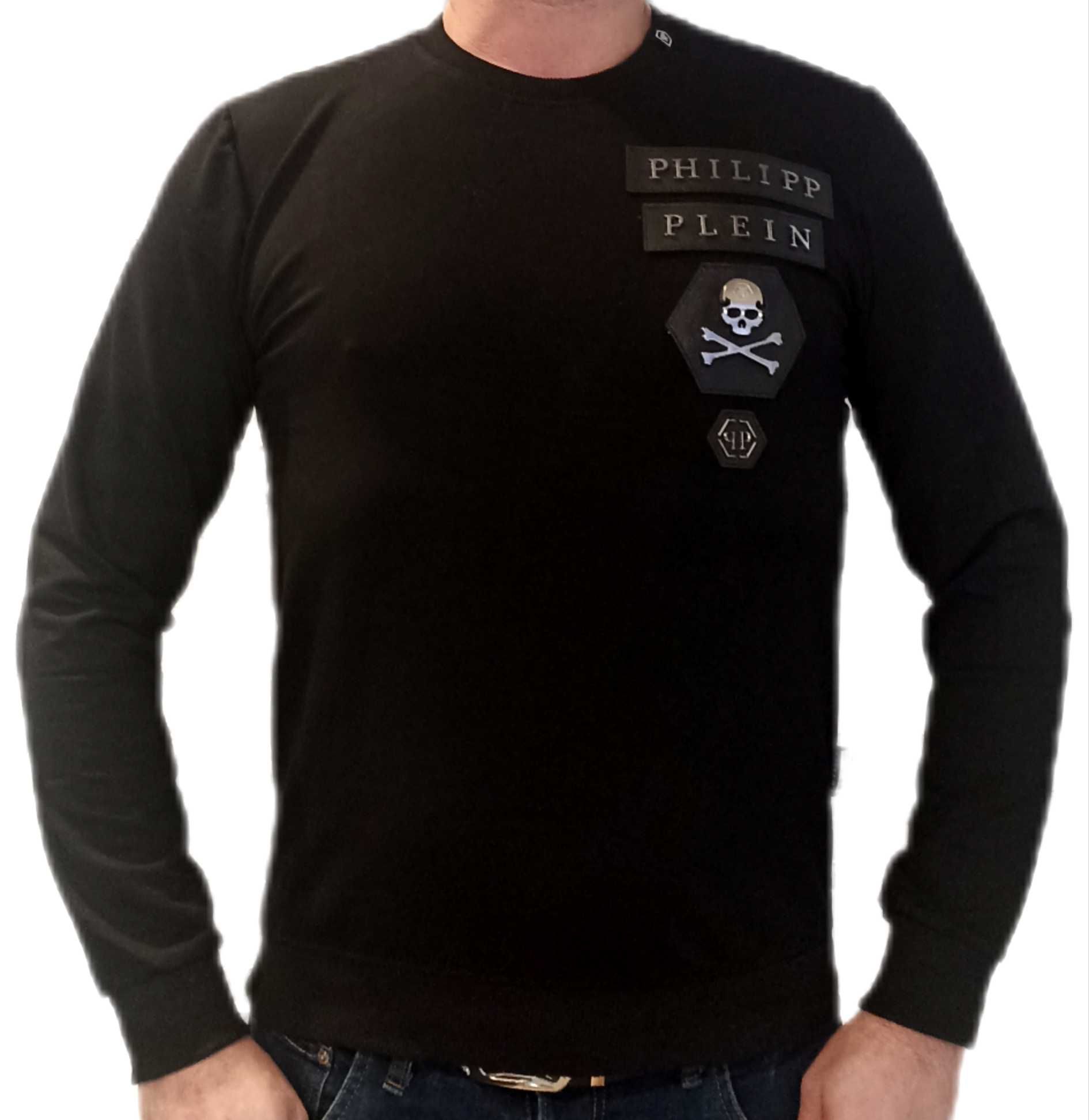 Philipp Plein Czarna Bluza r.S,M,L,XL,XXL