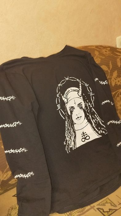 черный лонг табу vintage nefor swag sk8 longsleeve