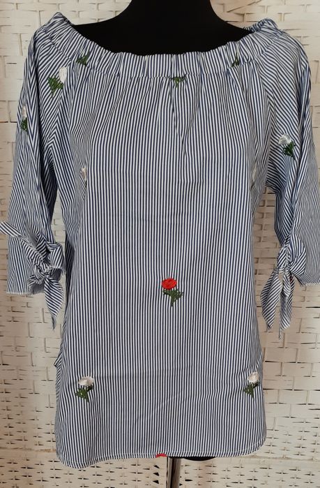 Bluzka damska koszulowa hiszpanka r. XL