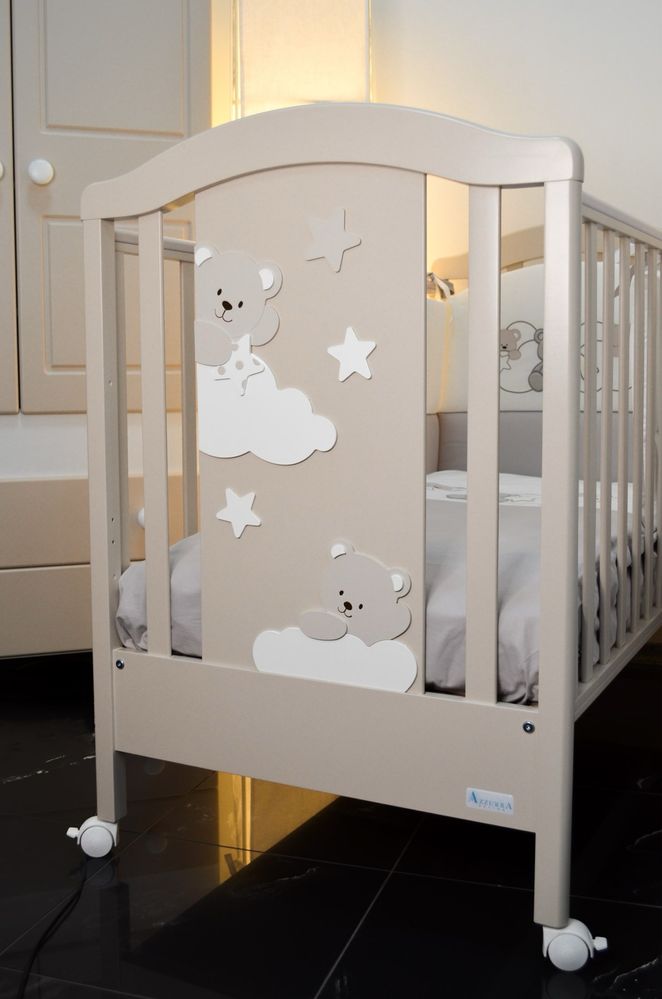 Azzurra Design Mars Avana итальянская детская кровать матрас и комод