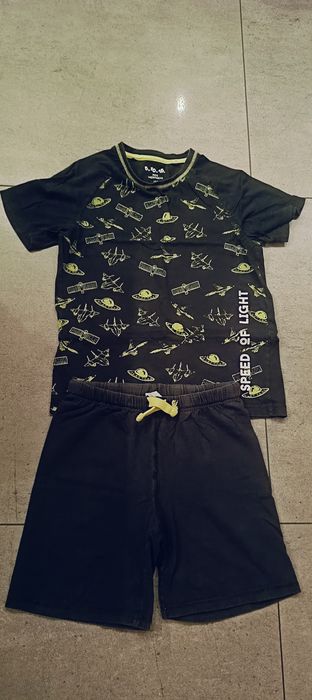 Piżama chłopięca z krótkim rękawem, 5 10 15, rozmiar 134/140 cm