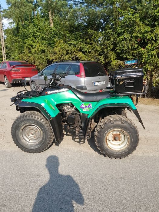 Quad Kawasaki klf 300 ,. 4x4 PŁUG !!! HAK!!! /przeprawowy/ terenowy/sz