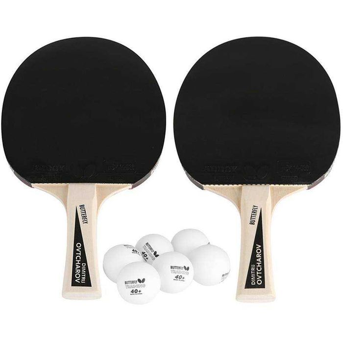 Paletki do tenisa stołowego BUTTERFLY 2 rakietki +6 piłeczek ping pong