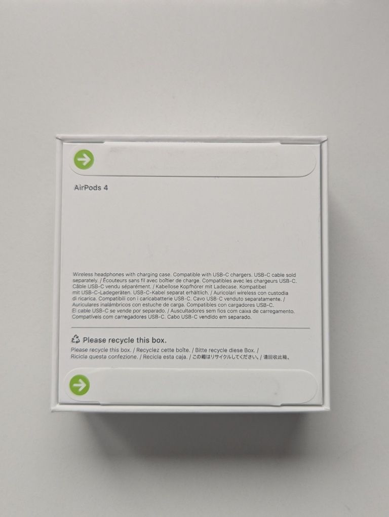 AirPods 4, Model A3050 A3053 A3058, novos em caixa selada com garantia