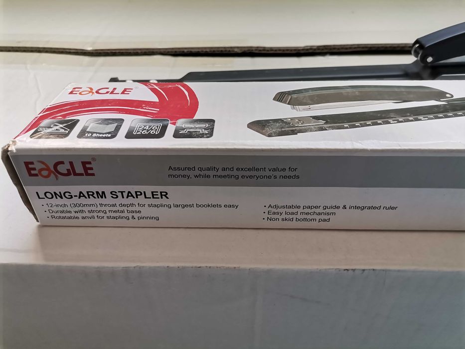 Agrafador com braço longo