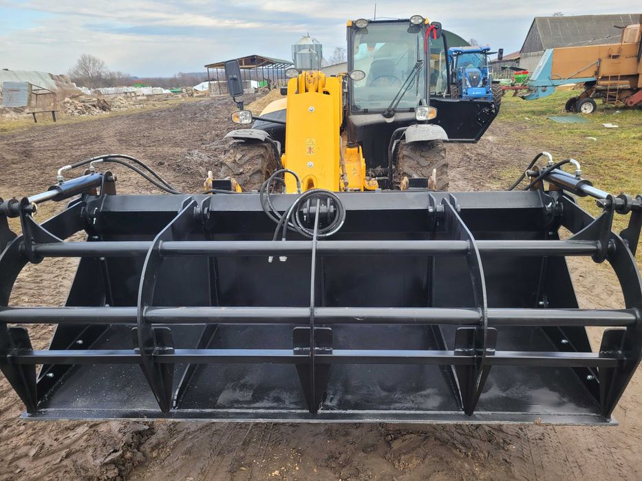 Łyżo-Krokodyl do ładowarki/ Tura ciągnika Krokodyl do obornika DOWÓZ