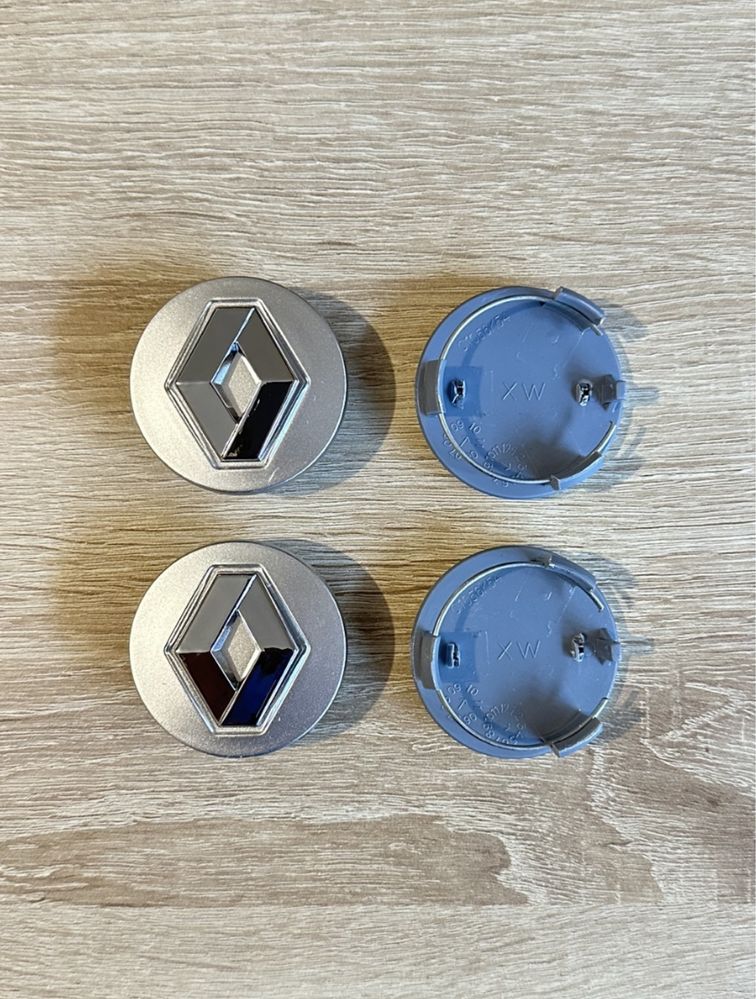 Conjunto 4 Centros Jantes Renault 54mm 56mm 57mm 60mm 65mm 68mm