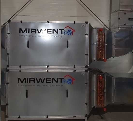 Instalacja nawiewu do ściany lakierniczej, Plenum nawiewne do lakierni