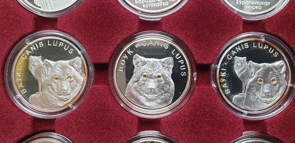 Zestaw monet Białoruś 6 monet zwierzęta