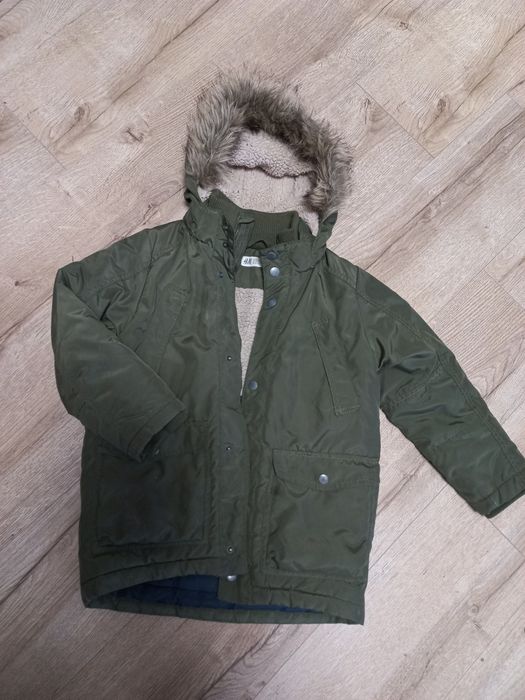 Kurtka zimowa parka H&M 122
