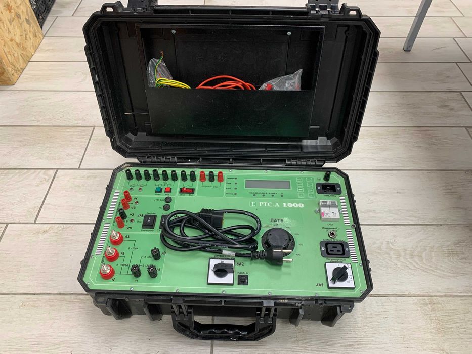Прилад для перевірки РЗА ЕВАРТІС РТС-А з додатковим блоком