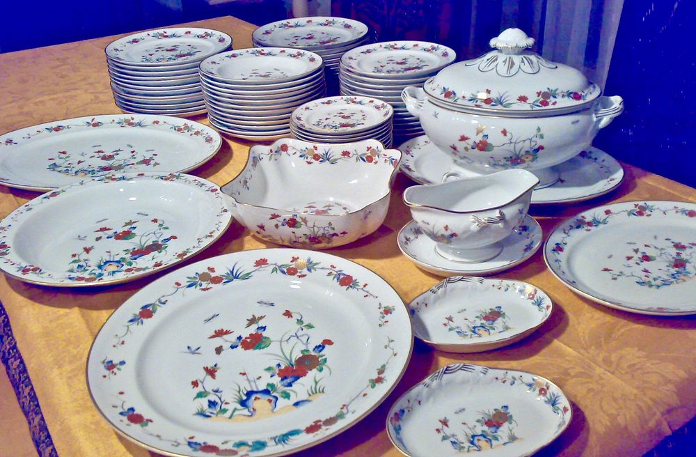 3 Serviços jantar café chá completos Vista Alegre Campestre