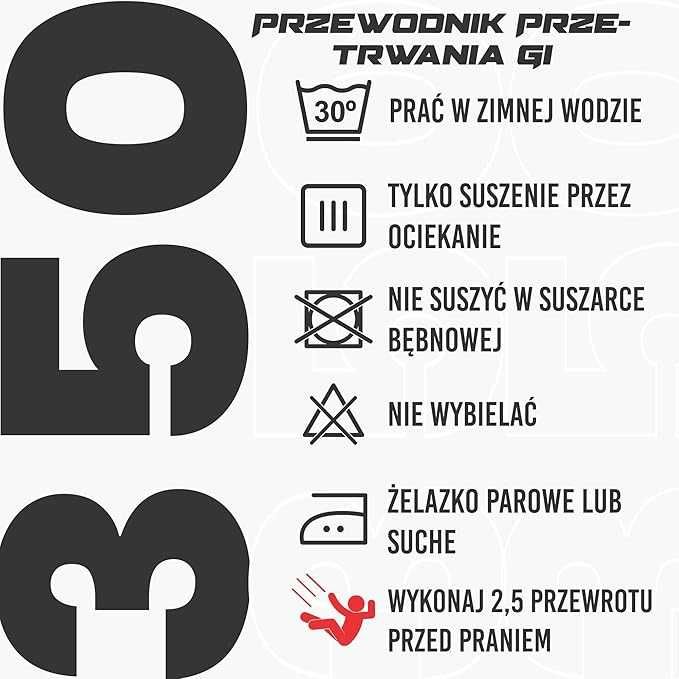 Kimono dziecięce wytrzymałe jednosplotowe judo 250g Starpro 110 + pas