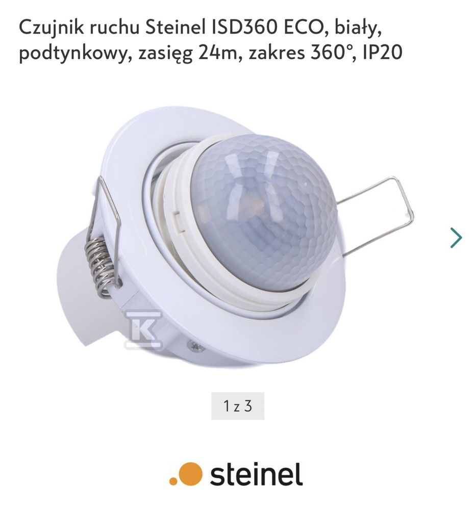 Czujnik ruchu 360 stopni