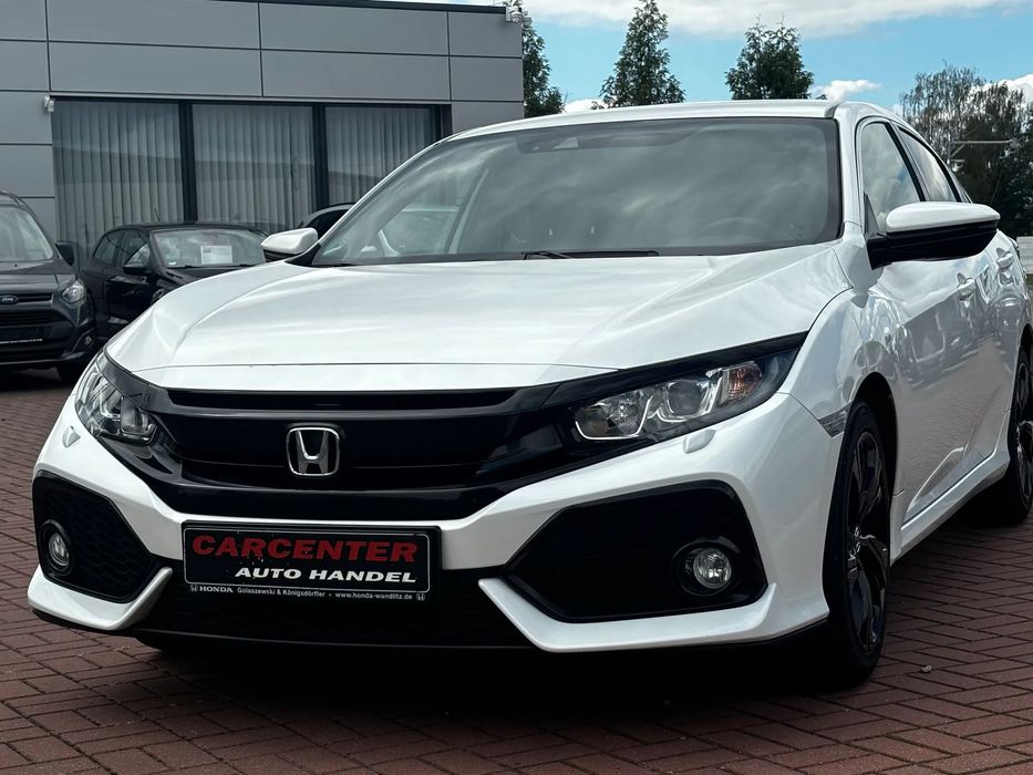 Honda Civic LedyAsystent Pasa,Kamer,Pod.fotele,Tempomat,I Wł,Serwis ASO!