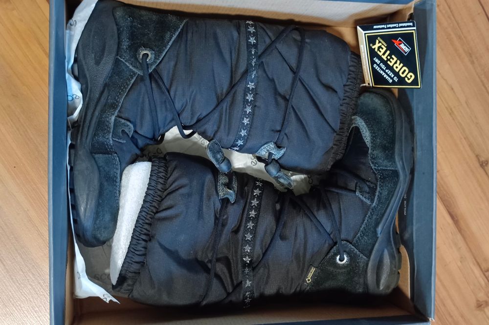 Ecco 30 зимние сапожки gore-tex