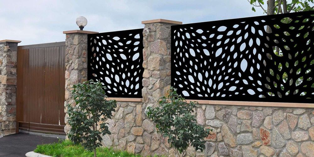 Panele, przęsła ogrodzeniowe, wycinanki, ażury. PL