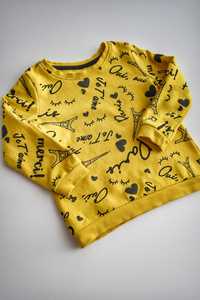 Bluza dziecięca żółta 92