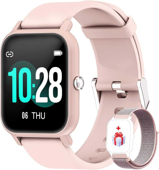 Iowodo R3 Smartwatch 1,3" tętno sen krokomierz 5ATM temperatura różowy