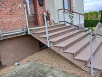 słup do montażu balustrady