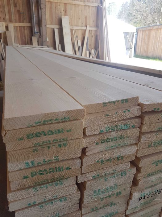 Deska wykończeniowa świerkowa sucha strugana  grubość 1,8 cm