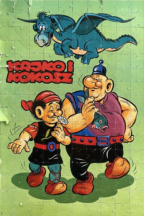 Kajko i Kokosz, christa, trefl, puzzle, stare
