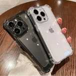 Luksusowe przezroczyste silikonowe etui na telefon iPhone 16...