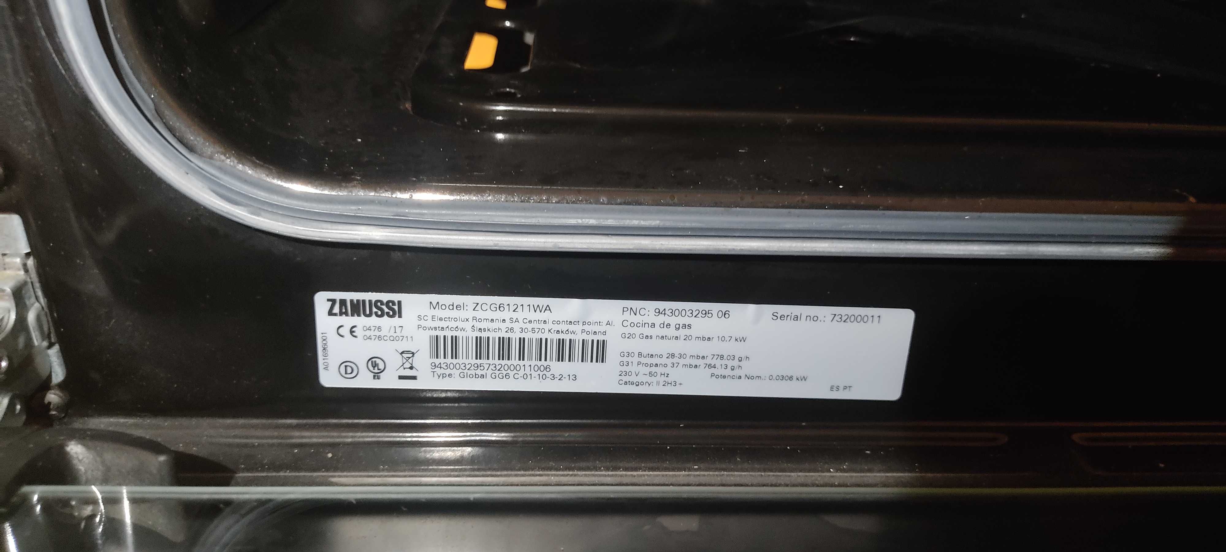 Fogão e forno Zanussi praticamente novo