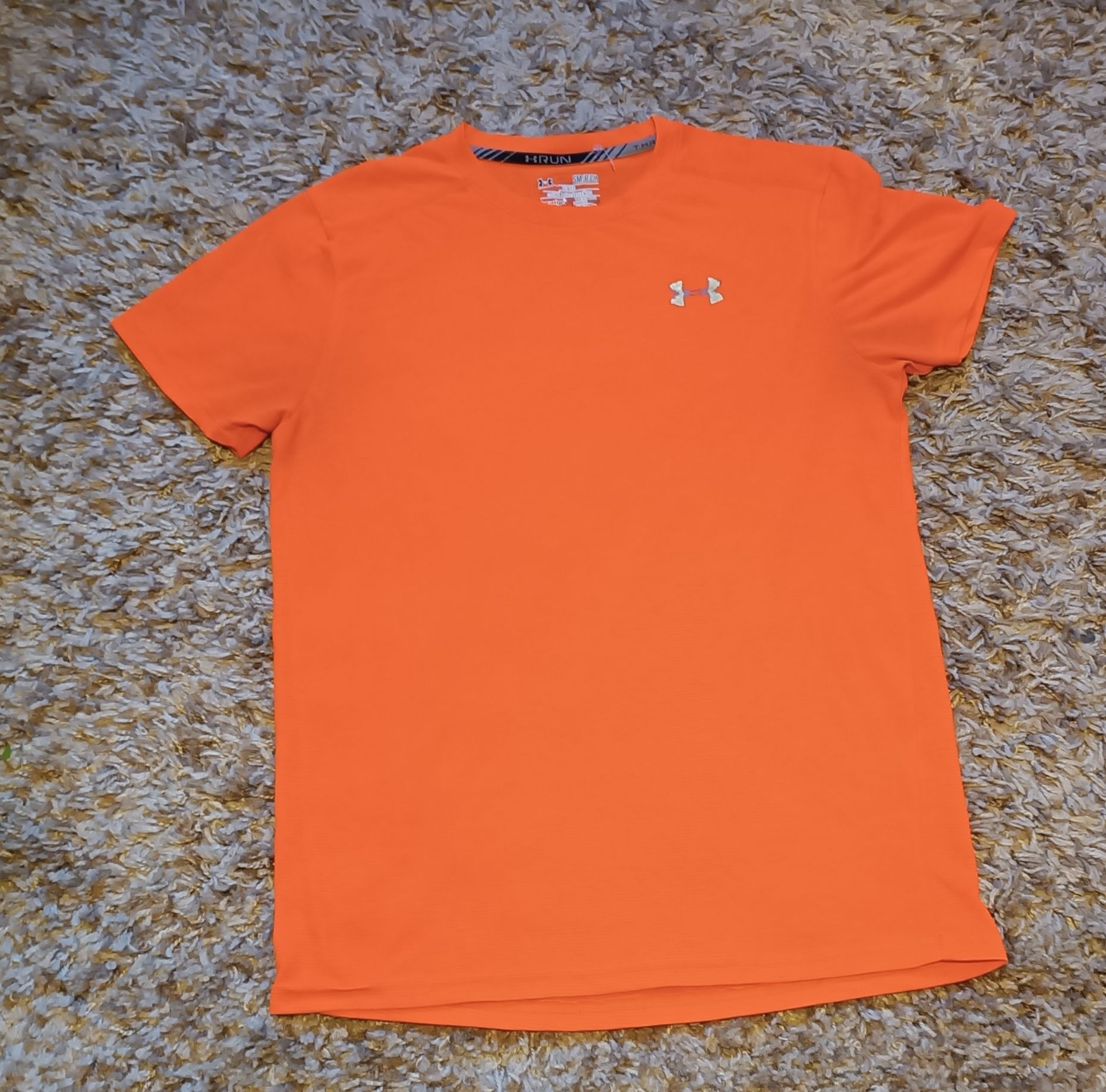 T-shirt pomarańczowy sportowy Under Armour