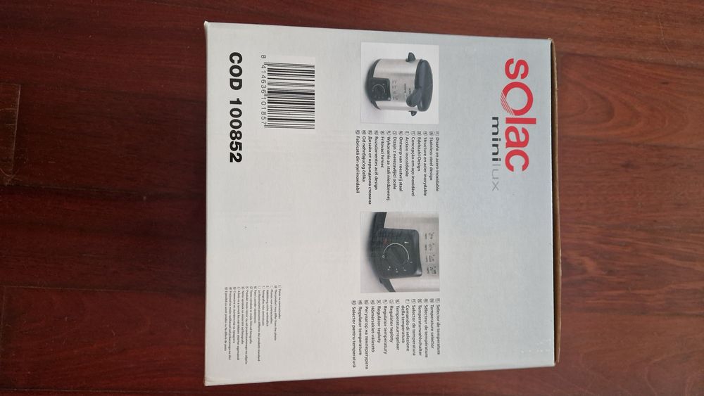 Fritadeira Solac - Nova, na caixa