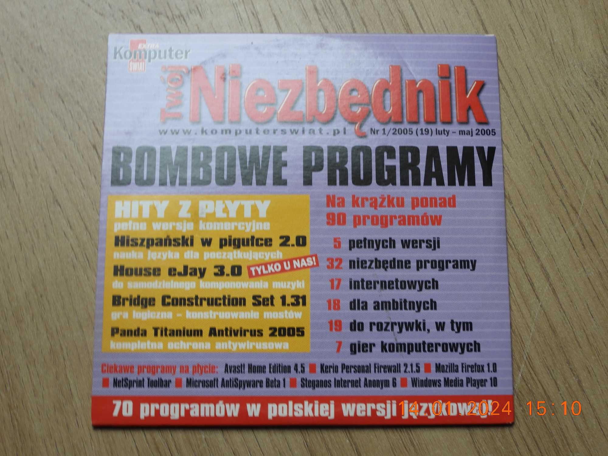 Komputer Świat -Twój Niezbędnik nr 1/2005   CD