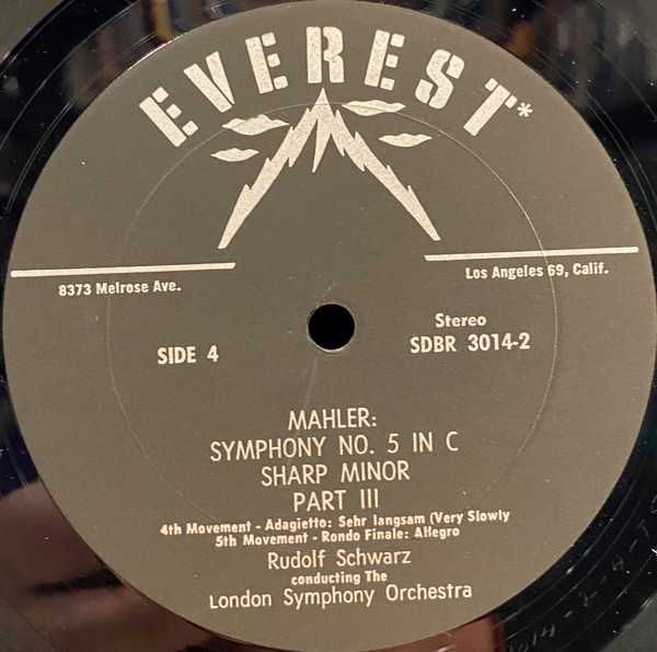 Mahler, Rudolf Schwarz, The London Symphony Orchestra