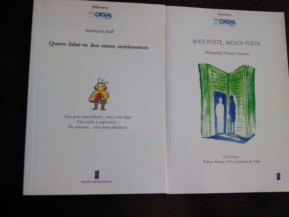 Livros praticamente novos, entre 3,00€ e 4,00€ cada