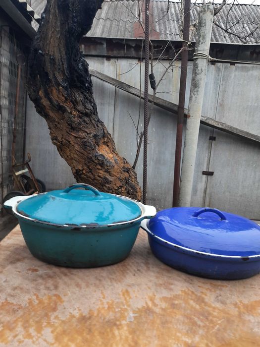 Посуда чугунная эмалированная