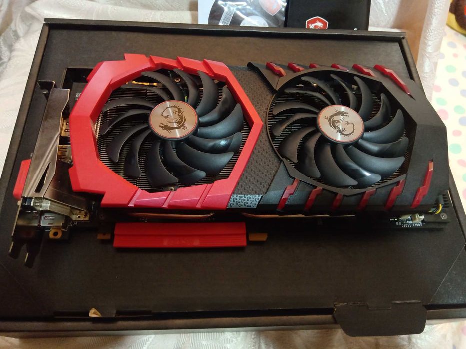 Видеокарта полный комплект.MSI GTX 1070 8Gb Gaming