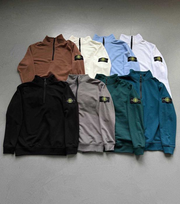 БЕЗ ПЕРЕДОПЛАТ | ЗІП СВІТШОТ Stone Island кофта худі 1/3