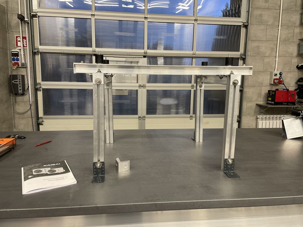 Aluminiowy stojak pod pompę ciepła / klimatyzator – NIE RDZEWIEJE!