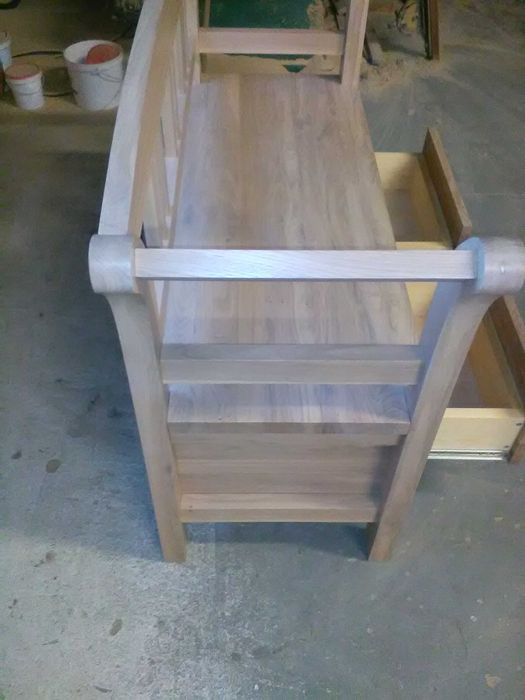 Ławka dębowa  do przedpokoju