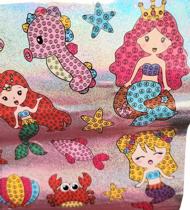 Nowa mozaika diamentowa Haft Zestaw Naklejki na telefon #442