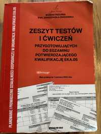 Zeszyt testów ćwiczeń kwalifikacja EKA.05