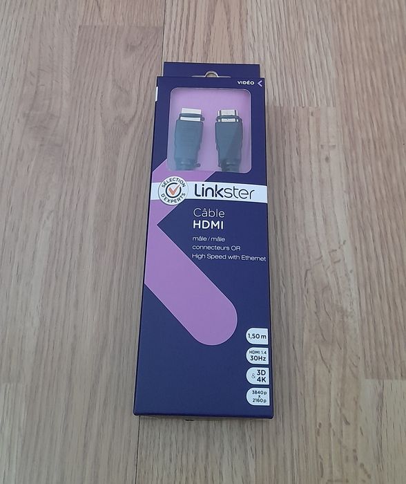 PROMOÇÃO - Cabo HDMI Dourado Full HD/4K Ultra HD(Artigo Novo na Caixa)