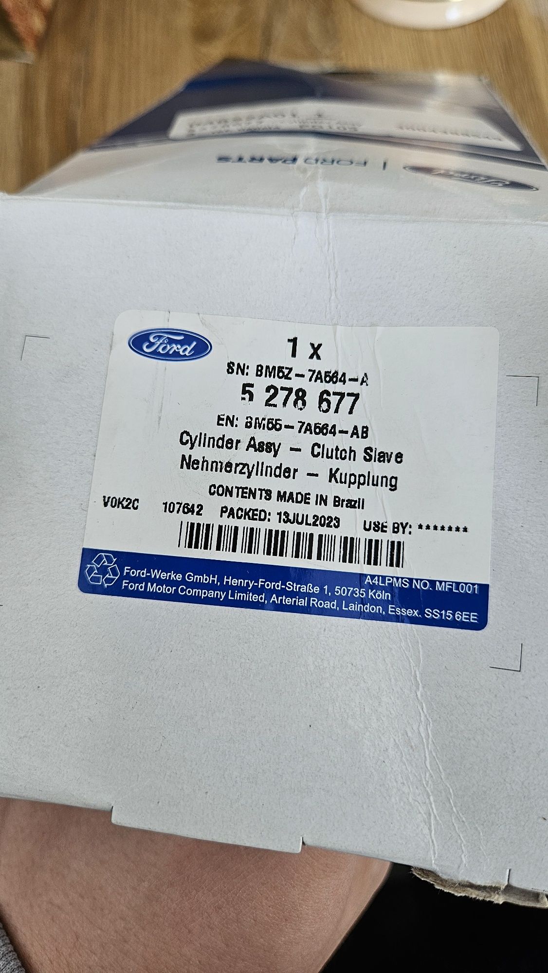 Łożysko oporowe wysprzęglik Ford Fiesta Focus 5.278.677