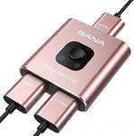 GANA aluminiowy dwukierunkowy przełącznik/rozdzielacz HDMI 4K ROZGALEZ