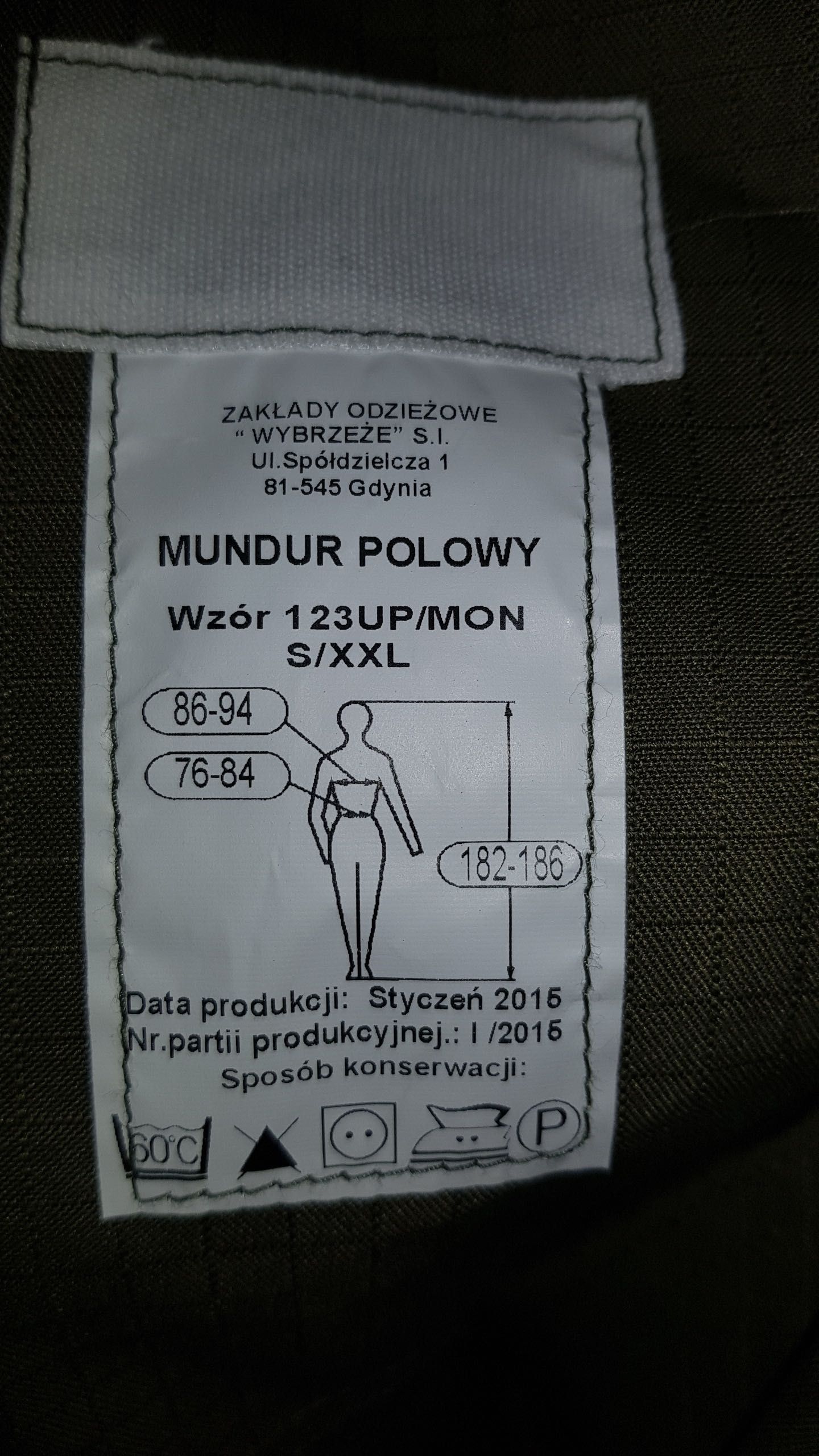 Mundur Polska asg.