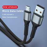 Микро-юсб надежный кабель с передачей данных быстрой зарядкой microusb