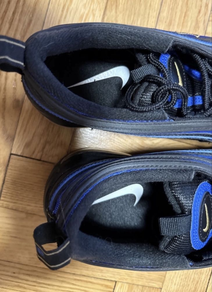 Air max 97 czarny/złoty/granatowy