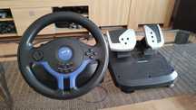 Kierownica APOLLO RW-1006 PC/PS2 Dobry Stan Najtaniej Okazja!